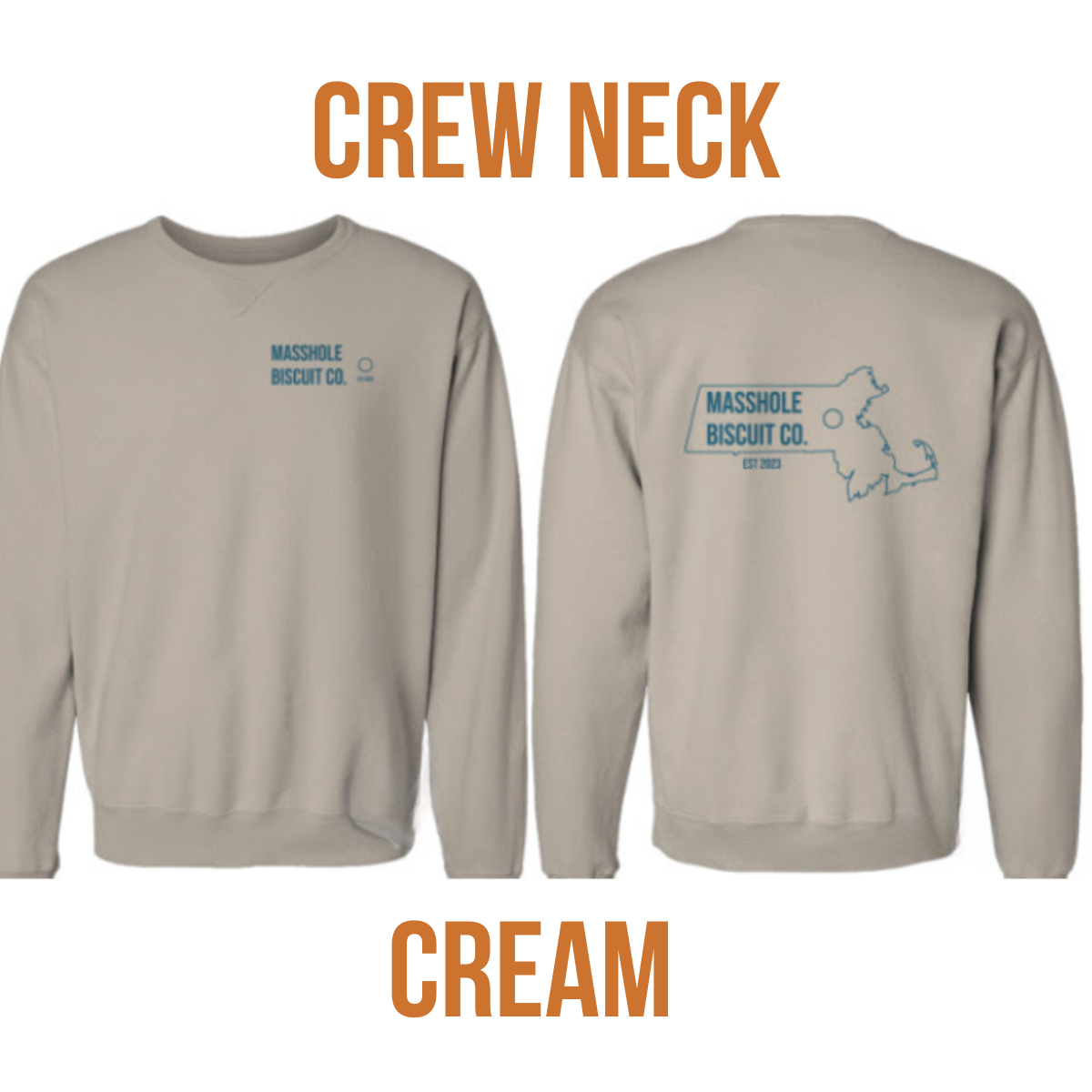 Original Masshole Biscuit Co. Crewneck Sweatshirt