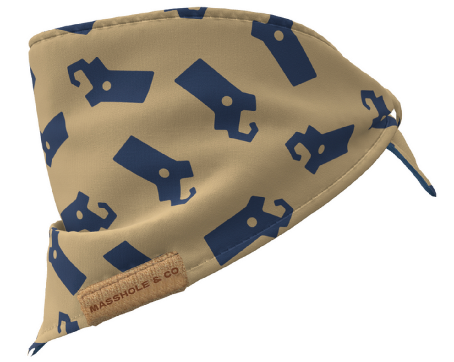 Masshole & Co. x Slobber Threads Dog Bandanna