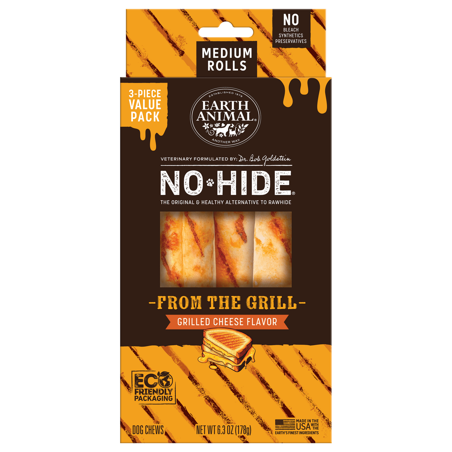 No-Hide® Medium Rolls (3 Pack)
