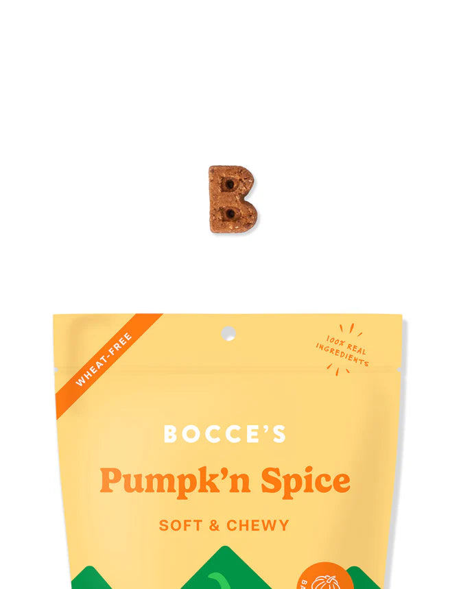 Bocce's Soft & Chewy Pumpk’n Spice Dog Treats