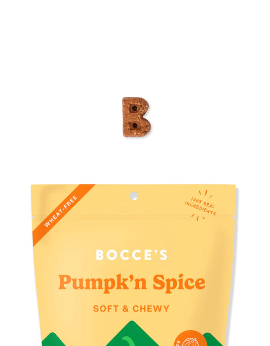 Bocce's Soft & Chewy Pumpk’n Spice Dog Treats