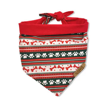 Slobber Threads Reversible Tie On Bandana