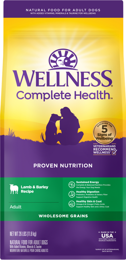 Wellness Complete Health Dog Food With Wholesome Grains