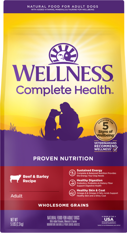 Wellness Complete Health Dog Food With Wholesome Grains