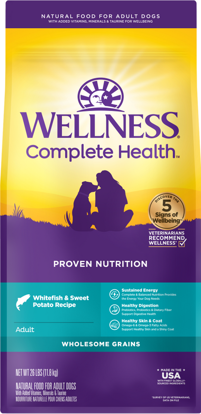 Wellness Complete Health Dog Food With Wholesome Grains
